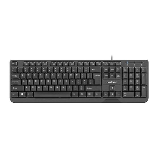 Natec Trout Slim Ενσύρματο Πληκτρολόγιο (US) image 0