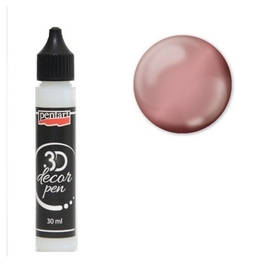 3d Decor Pen Pentart 30 Ml, Red Copper image 0