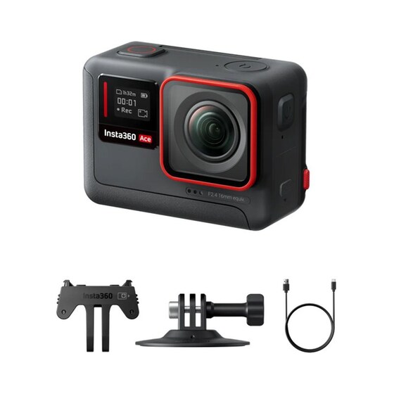 Action Camera Insta360 Ace 6K - Μαύρο image 2