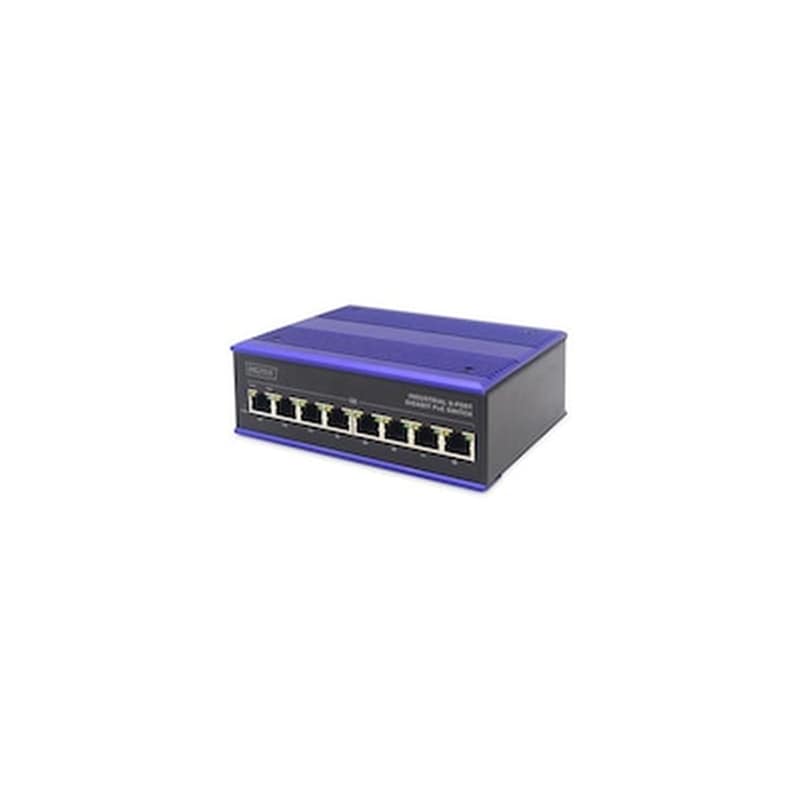 DIGITUS Digitus DN-651121 Network Switch Industrieller 8-port Gigabit Ethernet (1000 Mbps) PoE