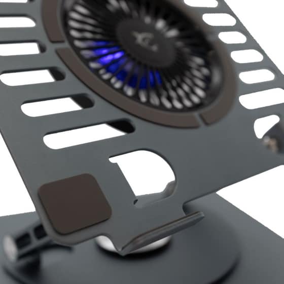 Βάση Laptop White Shark Ice Monster GCP-16 17.3" με μπλε φωτισμό - Γκρι image 4