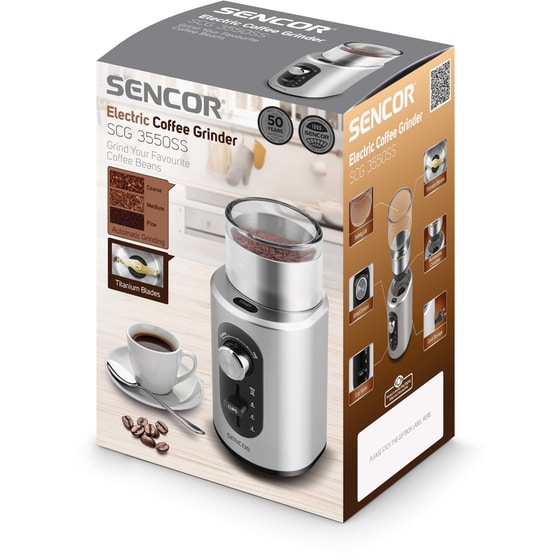SENCOR SCG 3550SS 200W Ηλεκτρικός Μύλος Άλεσης Καφέ image 10