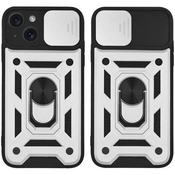 Θήκη  Apple iPhone 15 - Sonique Ring Armor Campro - Ασημί image 0