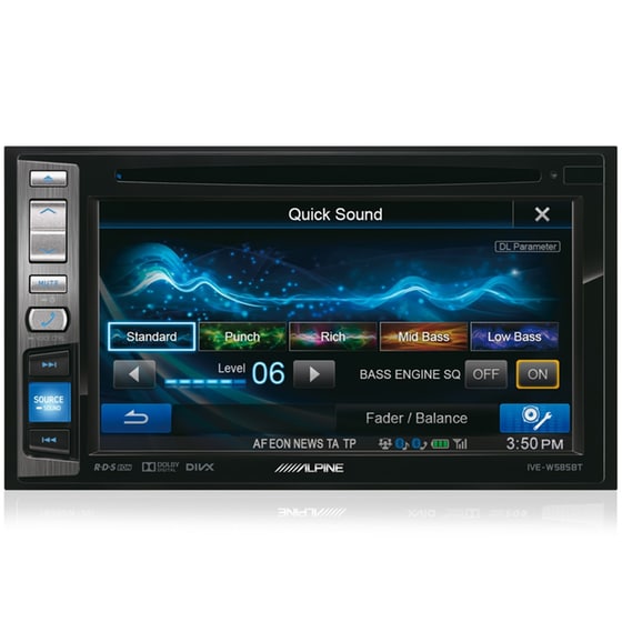Car Audio Alpine IVE-W585BT - Radio/CD/DVD/Bluetooth image 0