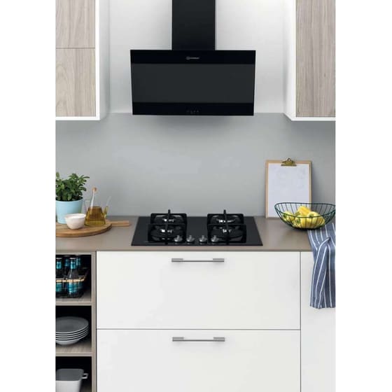 INDESIT ING 61T/BK 59 cm Μαύρo Εστία Αερίου Αυτόνομη image 3