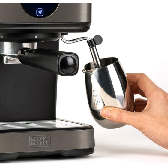 BLACK & DECKER BXCO850E 20bar Mηχανή Espresso Γκρι image 2