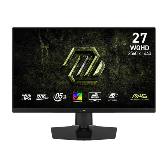 MSI Gaming Monitor MAG274QPF Quad HD IPS Flat 200Hz 0.5 ms image 0