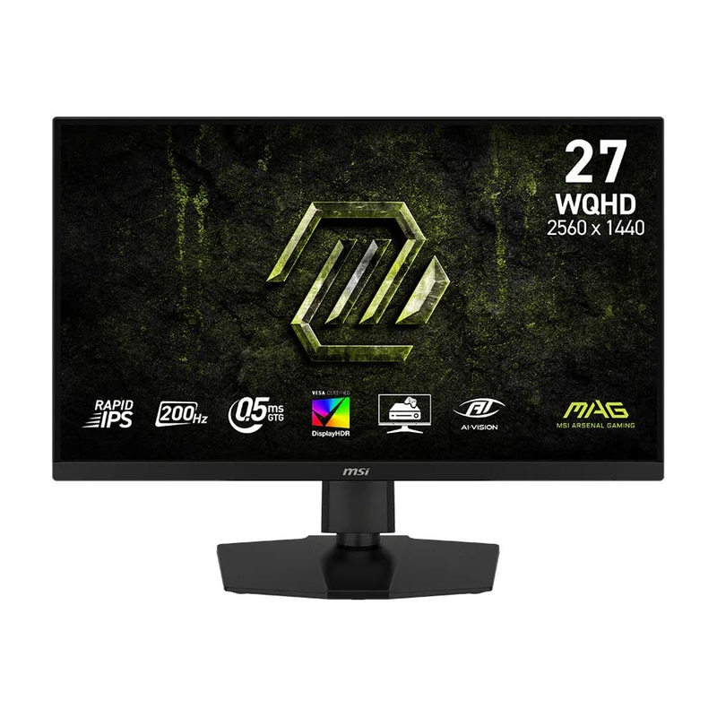 MSI Gaming Monitor MAG274QPF Quad HD IPS Flat 200Hz 0.5 ms