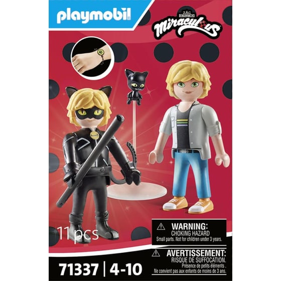 PLAYMOBIL® Miraculous: Adrien & Cat Noir (71337) image 8