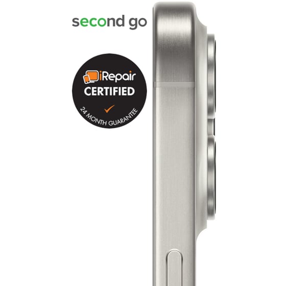 Μεταχειρισμένο Apple iPhone 15 Pro 256GB White Titanium second go Certified by iRepair image 4