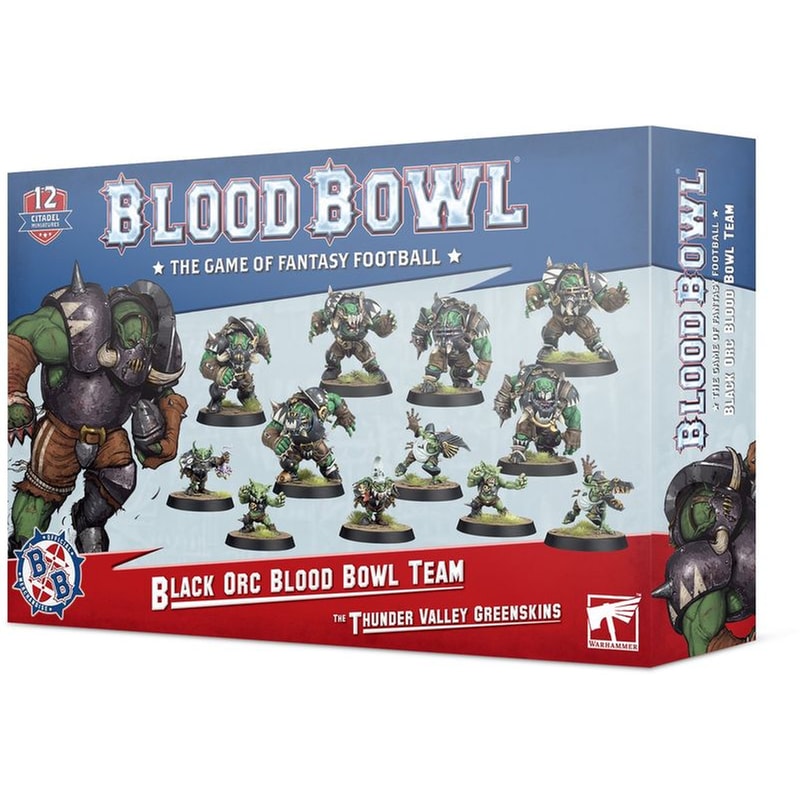 GAMES WORKSHOP Blood Bowl: Black Orc Team Warhammer 40k GAMES WORKSHOP