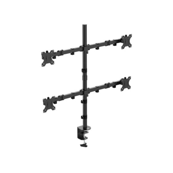 Βάση Οθόνης 10"- 32" Ewent Quadruple Monitor Support  Μαύρο image 1