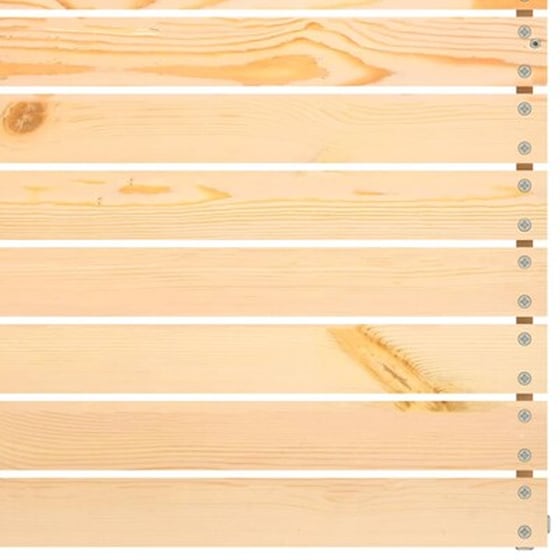 Καναπές Κήπου Γωνιακός VidaXL από Μασίφ Ξύλο Πεύκου 70x70x67 cm - Καφέ image 5