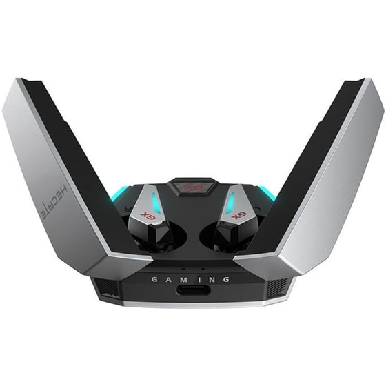 Ασύρματα Ακουστικά Edifier GX07 Bluetooth με RGB Φωτισμό Γκρι image 2