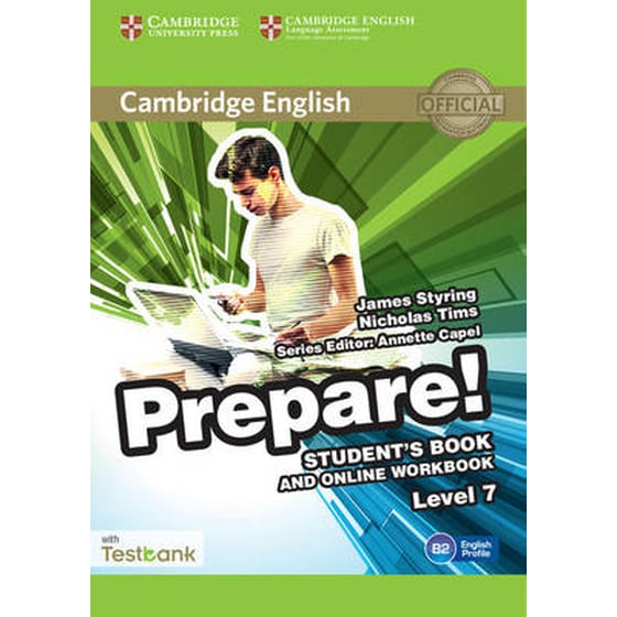 Cambridge English Prepare! Level 7 Student's Book and Online Workbook with Testbank Level 7 image 0