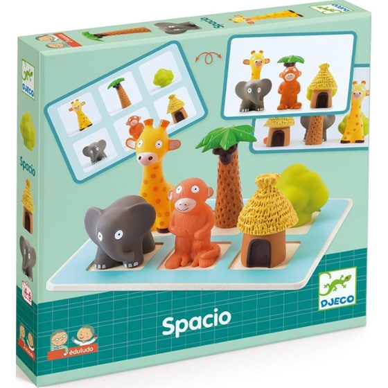 Djeco Εκπαιδευτικό Eduludo Ζωάκια Ζούγκλας image 0