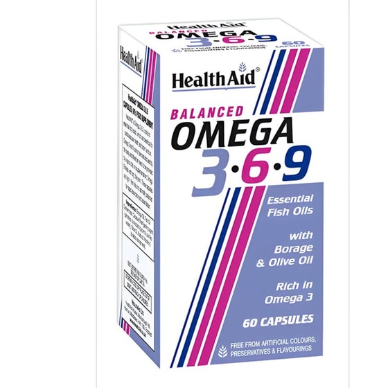 Λιπαρά Οξέα HEALTH AID Omega 3-6-9 - 60 Κάψουλες image 0