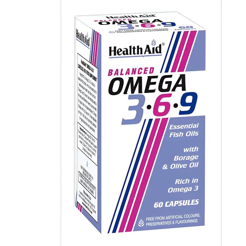 HEALTH AID Λιπαρά Οξέα HEALTH AID Omega 3-6-9 - 60 Κάψουλες