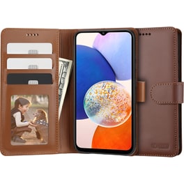 Θήκη Samsung Galaxy A14 - Tech-Protect Wallet - Καφέ