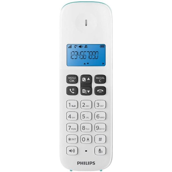 Ασύρματο Τηλέφωνο Philips D1611T/GRS - Τιρκουάζ image 2