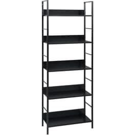 Ραφιέρα VidaXL από Ξύλο 60x27.6x158.5 cm - Μαύρο