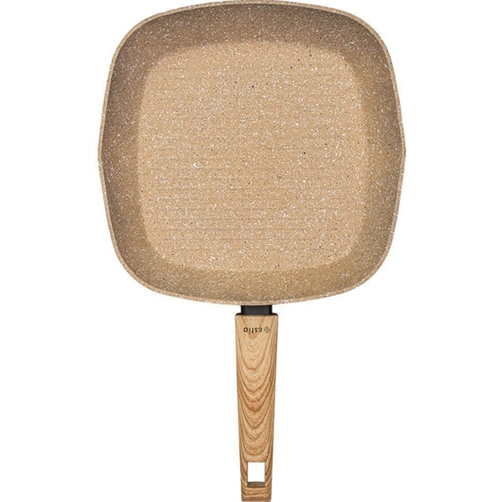 Αντικολλητική Γκριλιέρα ESTIA 01-10164 28 cm Μπεζ image 1