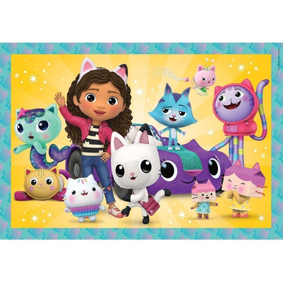 Παιδικό Παζλ Clementoni Maxi Super Color Gabby's Dollhouse (24 Κομμάτια) image 1