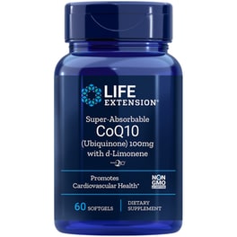 Ειδικό Συμπλήρωμα Διατροφής Life Extension Super-Absorbable CoQ10 D-Limonene 100mg - 60 κάψουλες