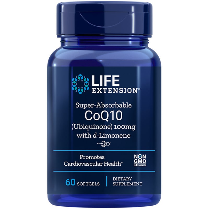 Ειδικό Συμπλήρωμα Διατροφής Life Extension Super-Absorbable CoQ10 D-Limonene 100mg - 60 κάψουλες