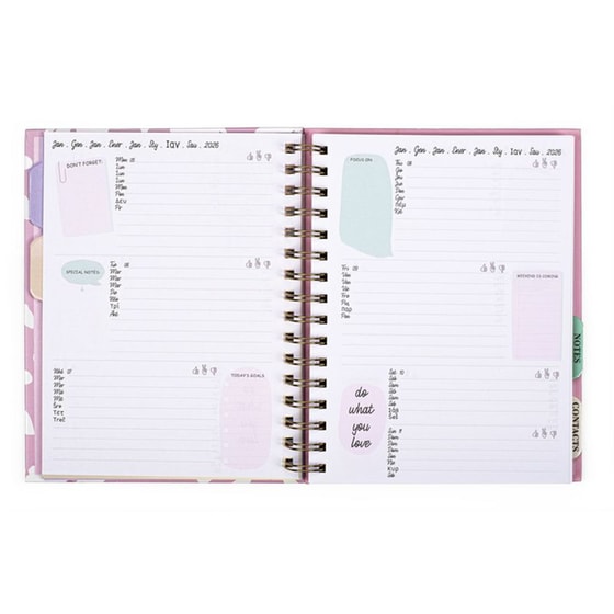 Ημερολόγιο Posh+Pop 2026 12Μ Σπιράλ Flower image 7