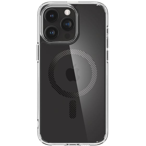 Θήκη Apple iPhone 15 Pro Max - Spigen Ultra Hybrid Magfit - Carbon Fiber image 2