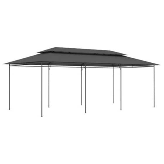 Κιόσκι Vidaxl Ατσάλι 600x298x270cm - Ανθρακί image 1