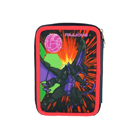 Κασετίνα Παραλληλόγραμμη Γεμάτη GIM Διπλή Bakugan image 1