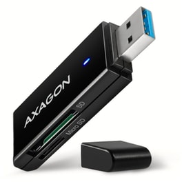Card Reader AXAGON CRE-S2N Slim 2 Slot - Μαύρο