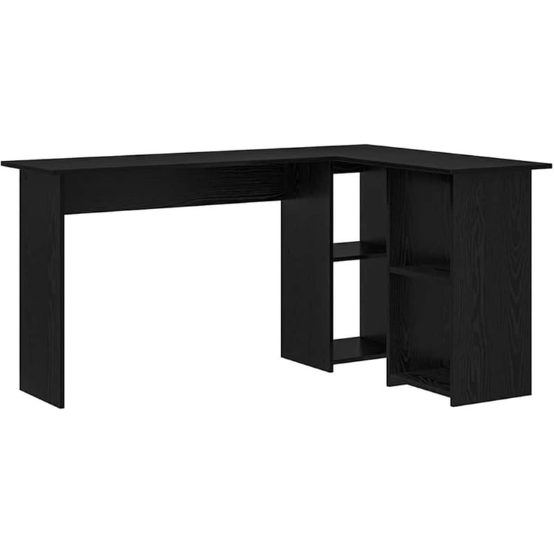 Γραφείο VidaXL από Επεξεργασμένο Ξύλο 142x102x73 cm - Μαύρη Οξιά