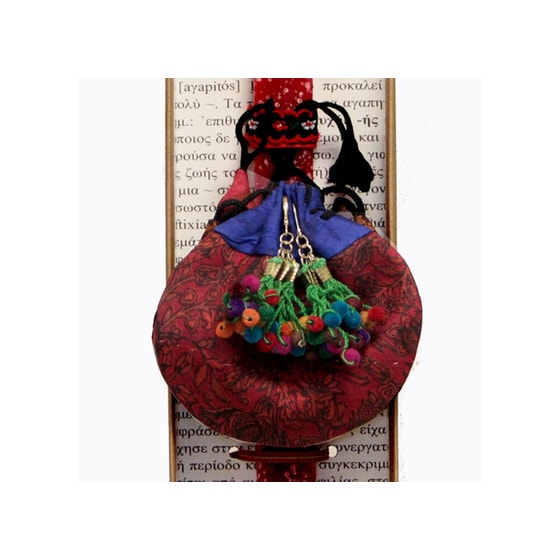 ΛΑΜΠ. ΣΚΟΥΛΑΡΙΚΙΑ ΠΟΜΠΟΜ ΚΟΚΚΙΝΟ image 1