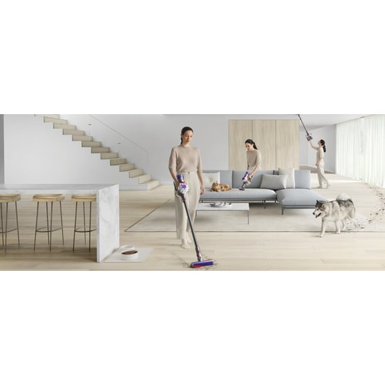 DYSON V8 115 AW 0.54 L Silver/Silver/Nickel Σκούπα Stick image 16