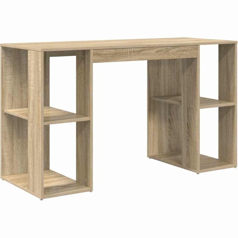Γραφείο VidaXL από Επεξεργασμένο Ξύλο 130x50,5x75 cm - Sonoma Δρυς