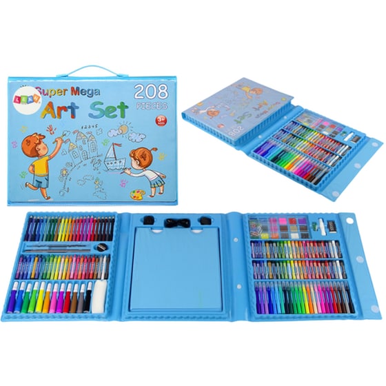 Σετ Ζωγραφικής Aria&nbsp;Trade Βαλιτσάκι&nbsp;Μεταφοράς (208 Τεμάχια) image 0