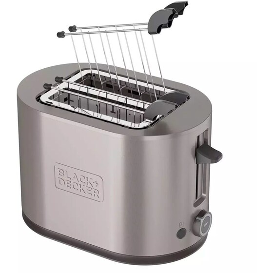 BLACK & DECKER ES9600170B 2 Θέσεων 900W Ασημί image 4