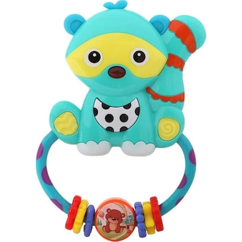 KIOKIDS Kiokids, Μασητικός Μουσικός Κρίκος Οδοντοφυΐας, Ρακούν, 1987, 1 Τμχ.