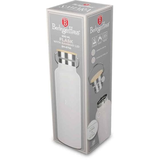 Μπουκάλι Θερμός Berlinger Haus Ανοξείδωτο Sahara 600ml image 1