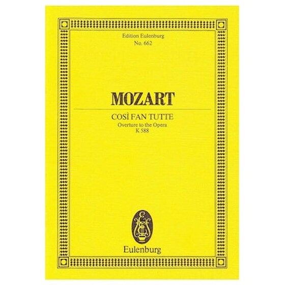 Βιβλίο Για Σύνολα Editions Eulenburg Mozart - Così Fan Tutte Overture image 1