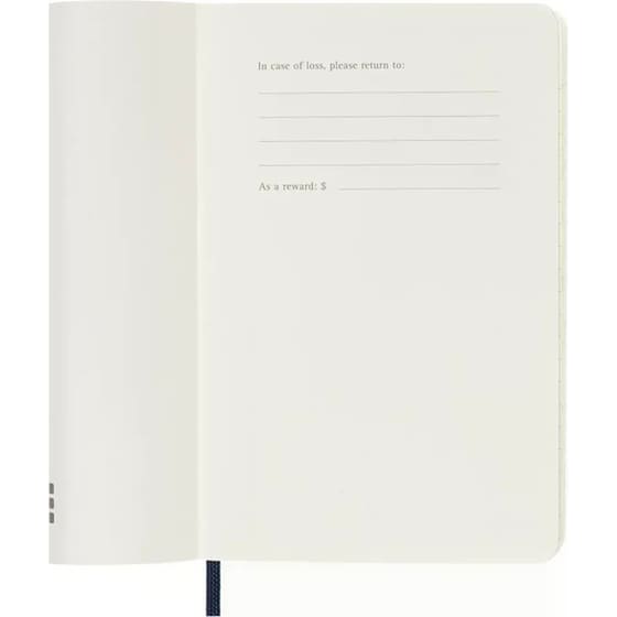 Ημερολόγιο Ημερήσιο Moleskine 2026 12Μ Pocket Saphire Blue Soft image 2