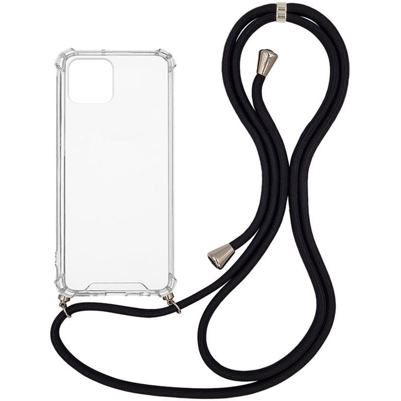 Θήκη Apple iPhone 12 Pro Max - Sonique με Κορδόνι Armor Clear - Μαύρο