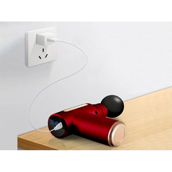 Πιστόλι Μασάζ Aria Trade με 4 Κεφαλές - Κόκκινο image 6