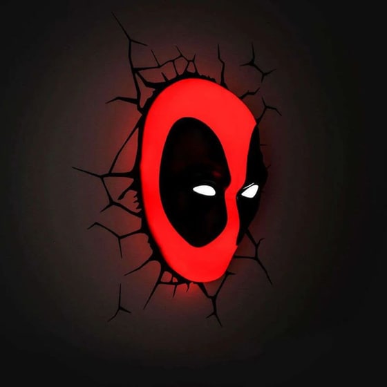Διακοσμητικό Φωτιστικό The Source Marvel Deadpool 3D Led Light FX image 2