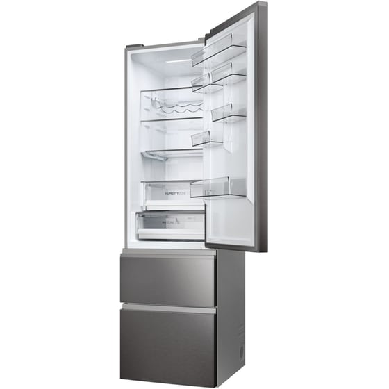 HAIER HTW5620CNMP Total No Frost 414 Lt Dark Inox Ψυγειοκαταψύκτης image 5