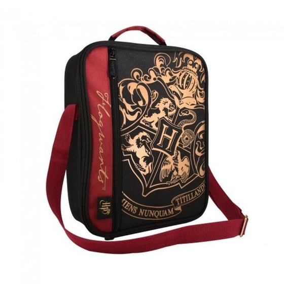 Τσαντάκι Φαγητού Harry Potter Crest Deluxe Black image 3