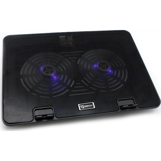 Sbox Usb Cooling Pad 15,6" 2xblue Led Fan 140 Mm image 4
